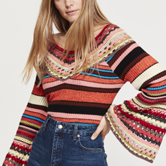 **Sold** Free People Heart and Soul Sweater - Picture 3 of 4